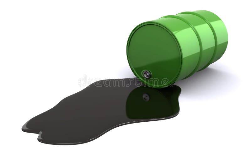 Derramamiento de petróleo ilustración del vector Derramamiento de petróleo ilustración del vector