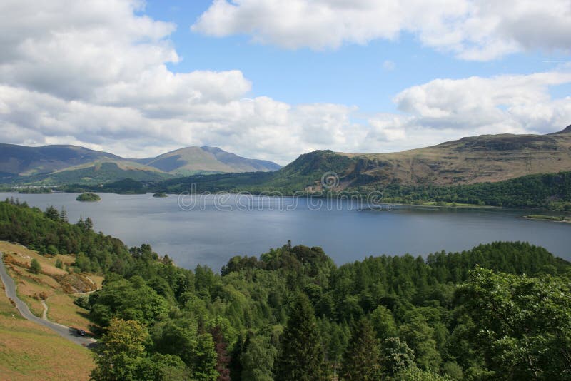 Derwentwater in the Lake District royalty free stock photography Derwentwater in the Lake District royalty free stock photography