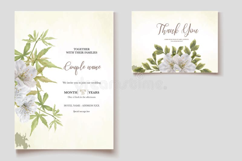 save-the-date-wedding-cards-template-stock-vector-illustration-of