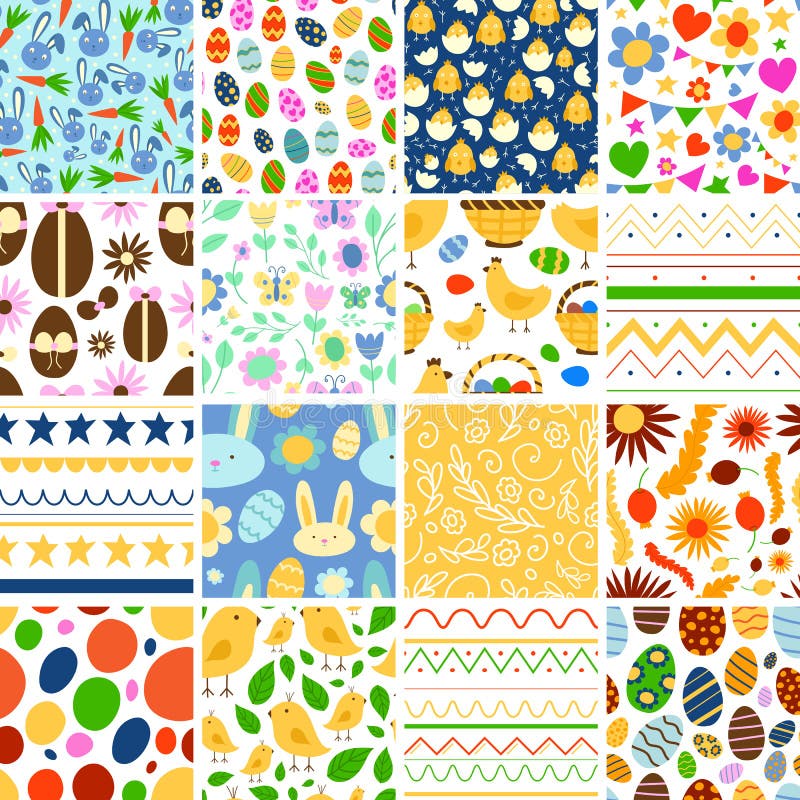 Des nahtlosen Weinlese-Designvektor Musterhintergrundes Ostern Retro- stock abbildung Des nahtlosen Weinlese-Designvektor Musterhintergrundes Ostern Retro- stock abbildung