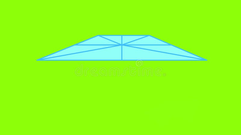 Des nuages de dessins animés blancs 2D remplissent l'écran sur un écran vert. illustration stock