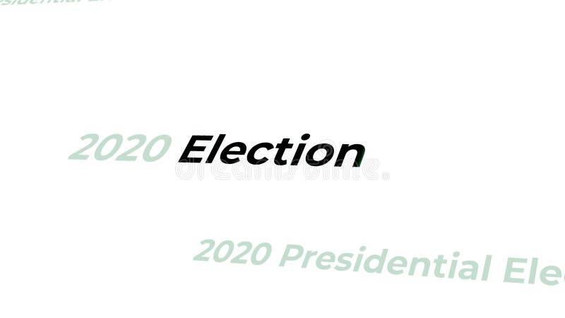 Des élections présidentielles 2020 Etats-Unis d'Amérique.
