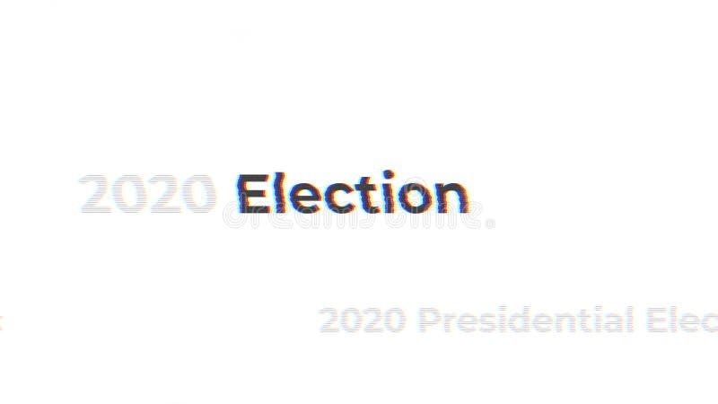 Des élections présidentielles 2020 Etats-Unis d'Amérique.