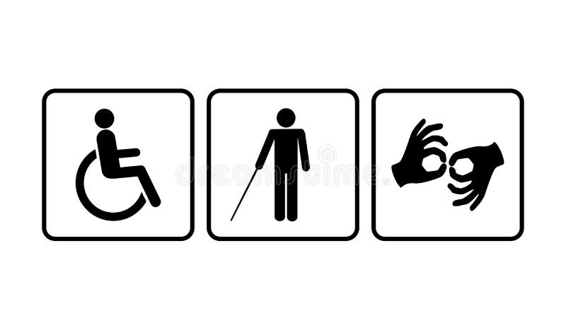 Desabilitou ilustração do vetor Desabilitou ilustração do vetor