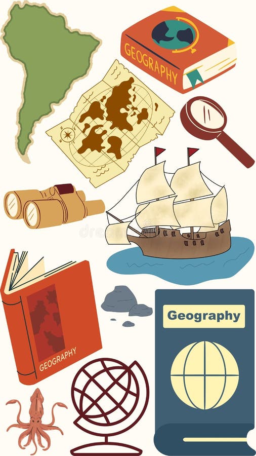GEOGRAPHY LESSON (PHONE WALLPAPER) Stock Illustration Illustration of