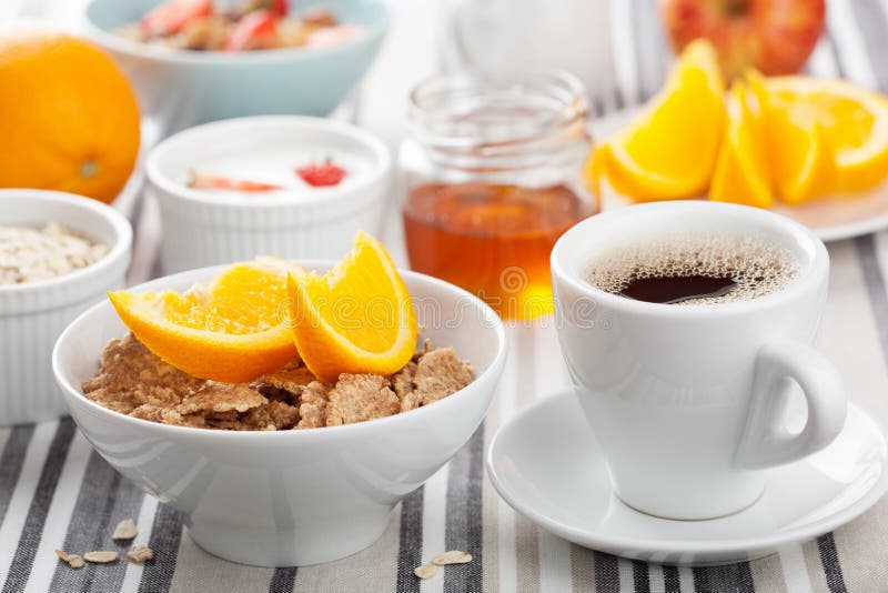 Desayuno sano imagen de archivo Desayuno sano imagen de archivo