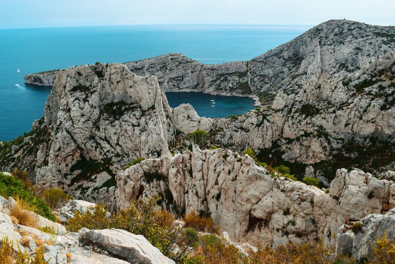 Descripción del parque nacional de Calanque foto de archivo libre de regalías Descripción del parque nacional de Calanque foto de archivo libre de regalías