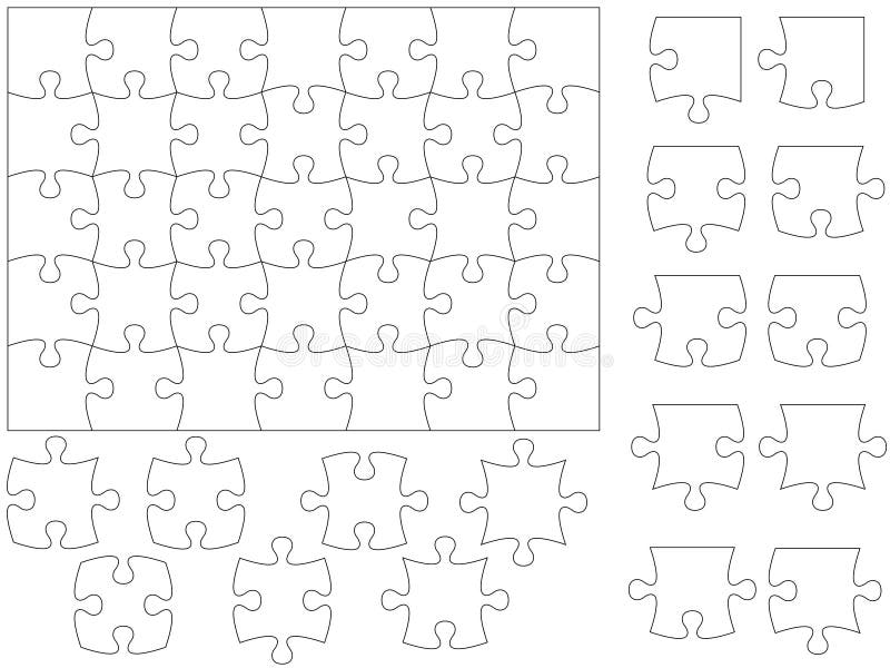 descripteur de puzzle denteux illustration libre de droits descripteur de puzzle denteux illustration libre de droits