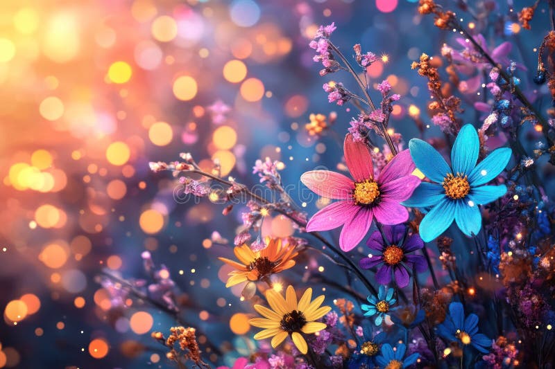 Enchanting Fairy Colors Background for Dreamy Designs royalty free illustration