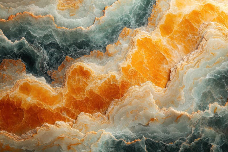 Peach Fuzz Colored Marble Stone Wall Texture Luxury Background Pattern Wallpaper vector illustration