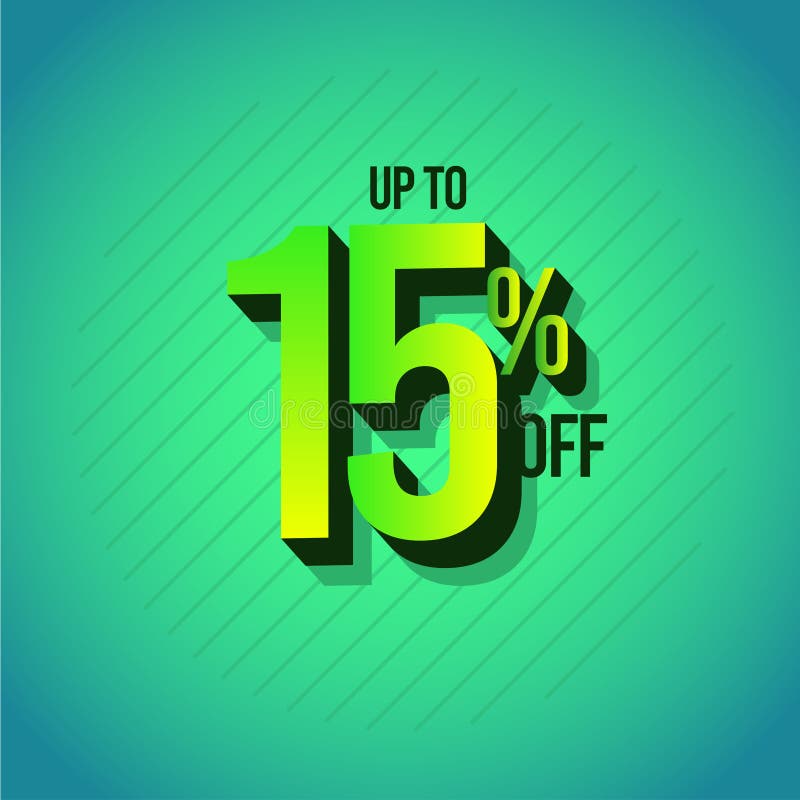 Descuento el hasta 15% del ejemplo del dise?o de la plantilla del vector de la etiqueta libre illustration Descuento el hasta 15% del ejemplo del dise?o de la plantilla del vector de la etiqueta libre illustration