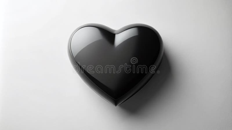 Descărcați partea elegantă a inimii negre pentru proiecte de design cu forme simple de inimă elegante și versatile pentru design g vector illustration