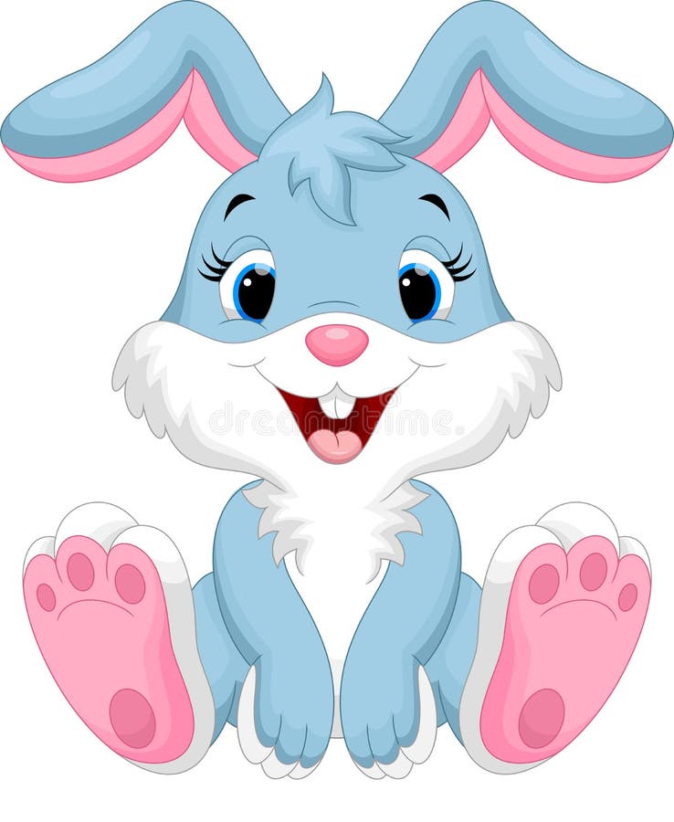 Desene animate de iepure vector illustration