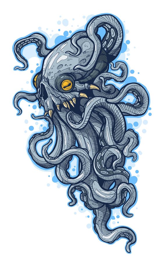 Personagem de desenho animado de um alienígena azul com olhos grandes em um  fundo branco