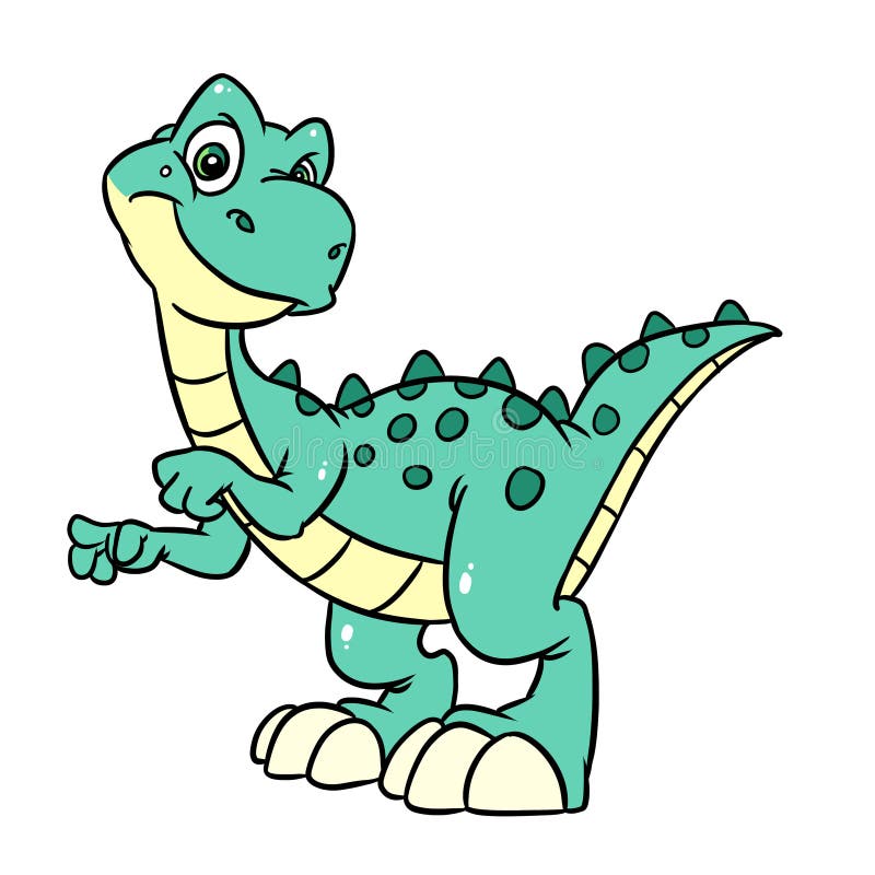 Desenho Animado Com O Personagem Dinossauro Do Pequeno Tiranossauro Rex  Ilustração Stock - Ilustração de logotipo, brinquedo: 232546479