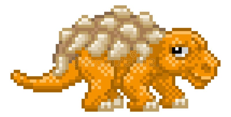 Dinosaur Trex 8 Bit Pixel Art Arcade Game Cartoon - Arte vetorial de stock  e mais imagens de Jogo de Vídeo - Jogo de Vídeo, Personagem fictícia,  Personagens - iStock