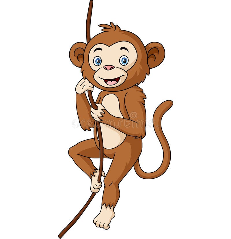 Desenho animado macaco louco com bolha de fala imagem vetorial de  lineartestpilot© 102183172