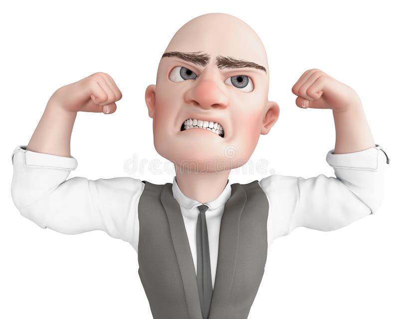 O Chefe Careca Gordo Graciosamente Estende Sua Mão. Talvez Isso Porque,  Bem, Agente De Vendas. Eu Não Sei Royalty Free SVG, Cliparts, Vetores, e  Ilustrações Stock. Image 47345469