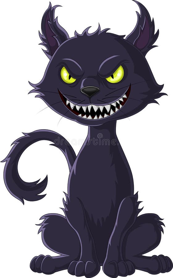 Desenhos Animados Preto Branco Ilustração Personagens Quadrinhos Gatos  Definir Página imagem vetorial de PantherMediaSeller© 505473940