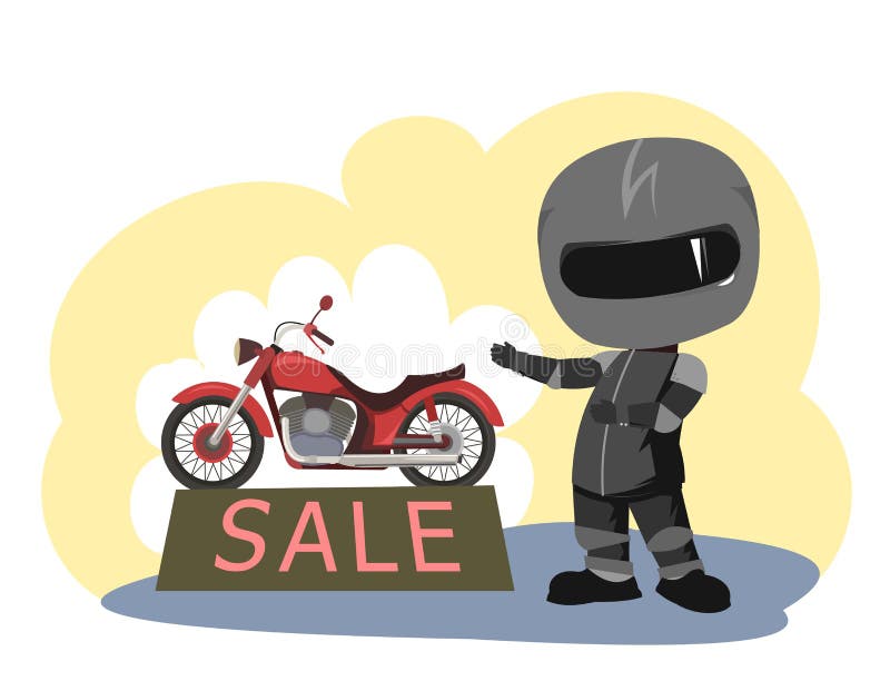 Motocicleta De Desenho Animado Bonito Clássico, Vista Lateral, Isolado.  Royalty Free SVG, Cliparts, Vetores, e Ilustrações Stock. Image 151340652