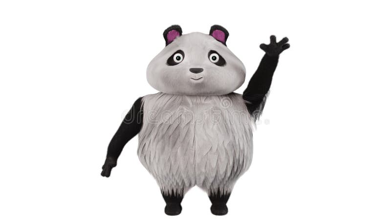 Urso de pelúcia segurando a palavra paz em inglês escrevendo ursinho de pelúcia isolado no fundo branco 3d render