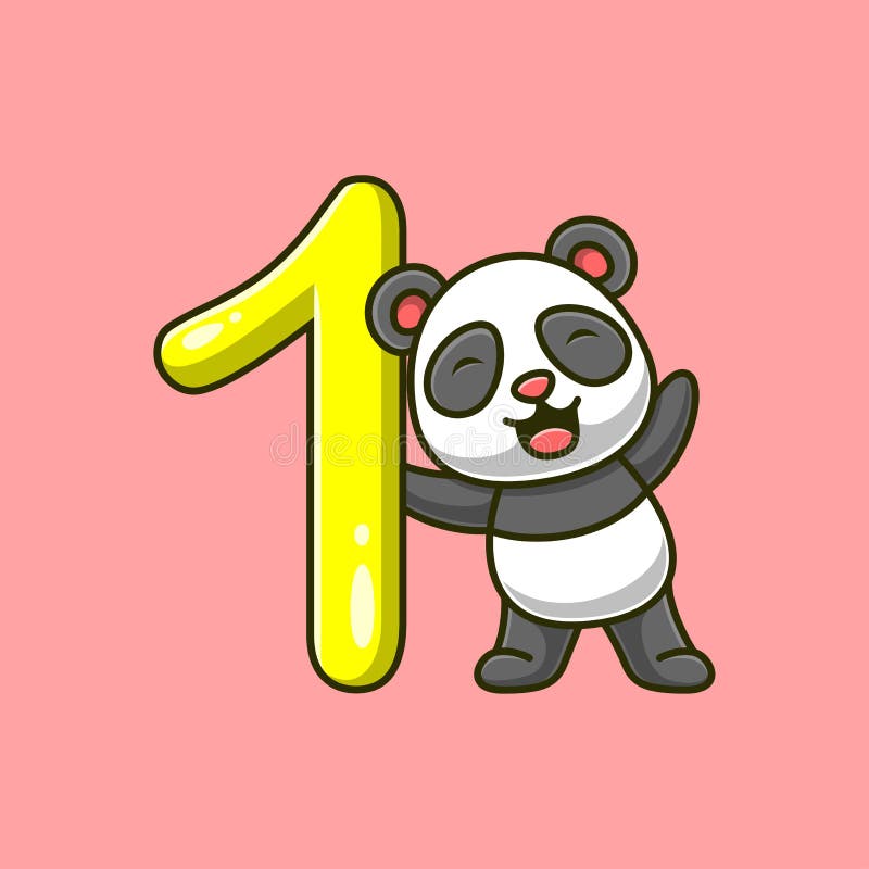Desenho Animado Panda Abraçando Balão Em Forma De Coração Ilustração Stock  - Ilustração de vetor, amor: 209070527