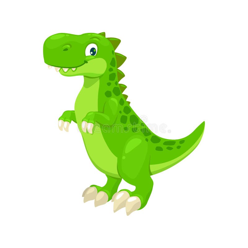 Tyrannosaurus T Personagem De Desenho Animado Rex Dinossauro Ícone