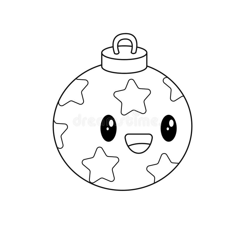 How to draw Kawaii Christmas ORNAMENT l Como desenhar ENFEITES de Natal  Kawaii - Drawing to Draw 