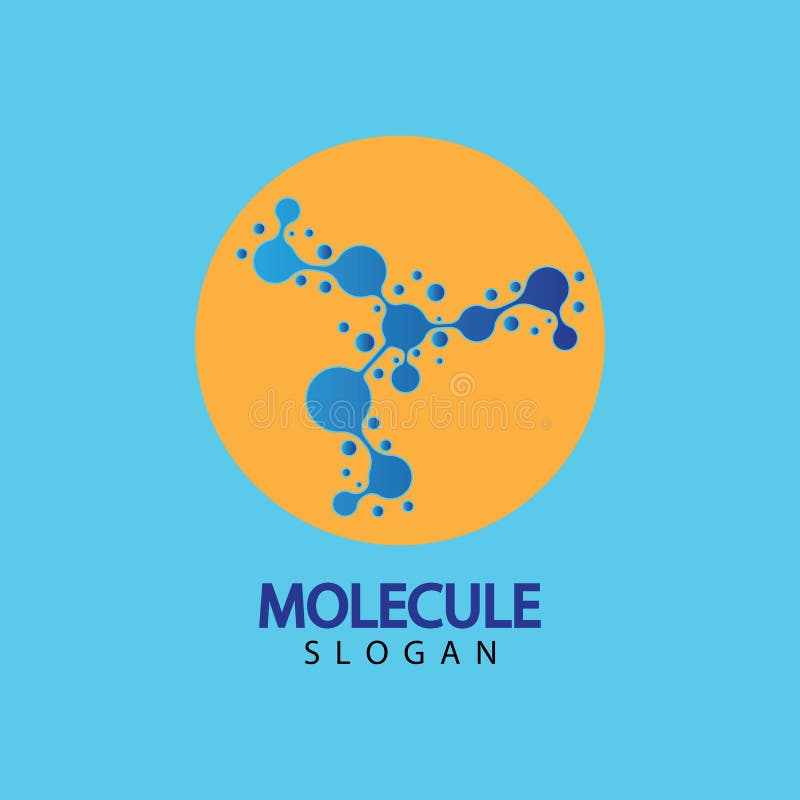 Molecule symbol logo template vector illustration design. Molecule symbol logo template vector illustration design