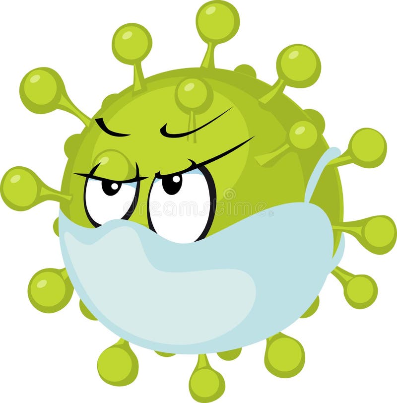 Desenho do vetor 19 do vírus da corona adulterado com fita médica