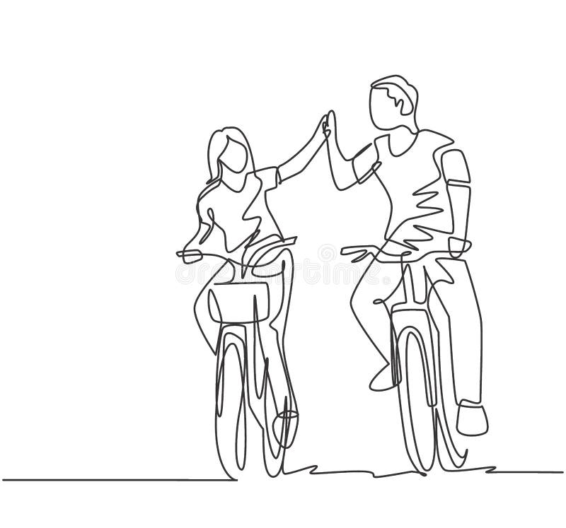 Esboço arte de linha única desenhada à mão página para colorir homem usa  motocicleta