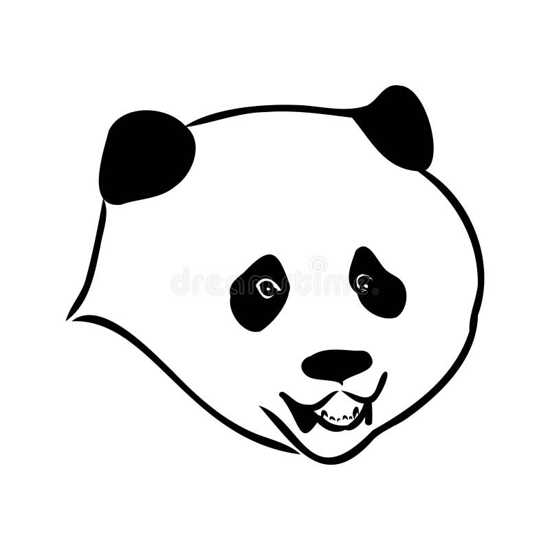 Desenho Realista Vetorial Da Figura Panda Em Ilustração Desenhada à Mão  Inteira Ilustração do Vetor - Ilustração de pele, objeto: 251025366