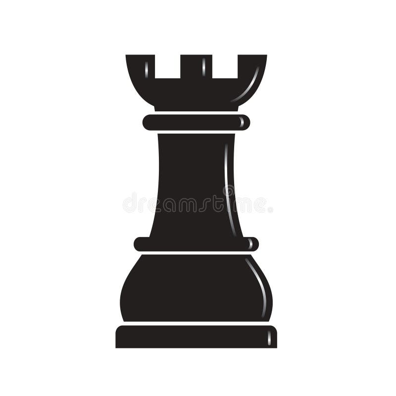 Ilustração Vetorial De Uma Peça De Xadrez De Torre Preto E Branco Vetor PNG  , Xadrez, Preto, Intelectual Imagem PNG e Vetor Para Download Gratuito