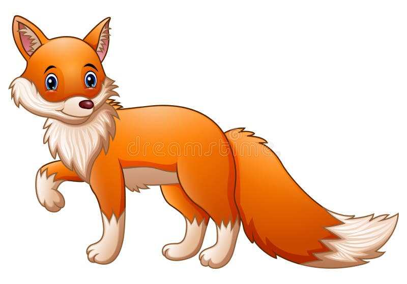 animais bonitos dos desenhos animados da raposa 3641179 Vetor no Vecteezy