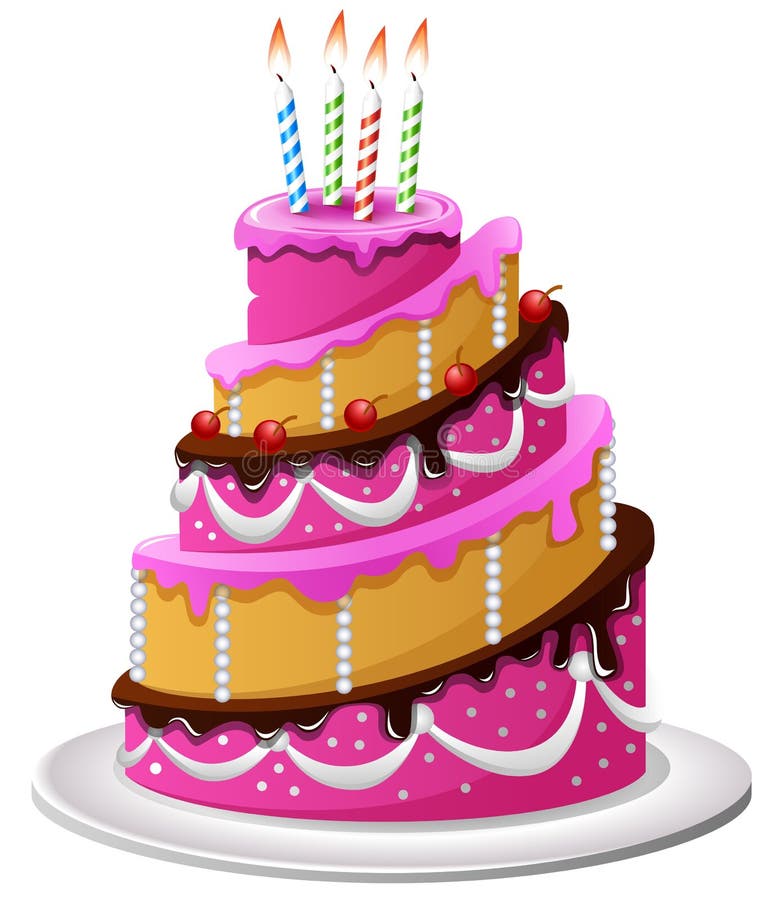 Desenho Bolo De Aniversário - Free Transparent PNG Clipart Images