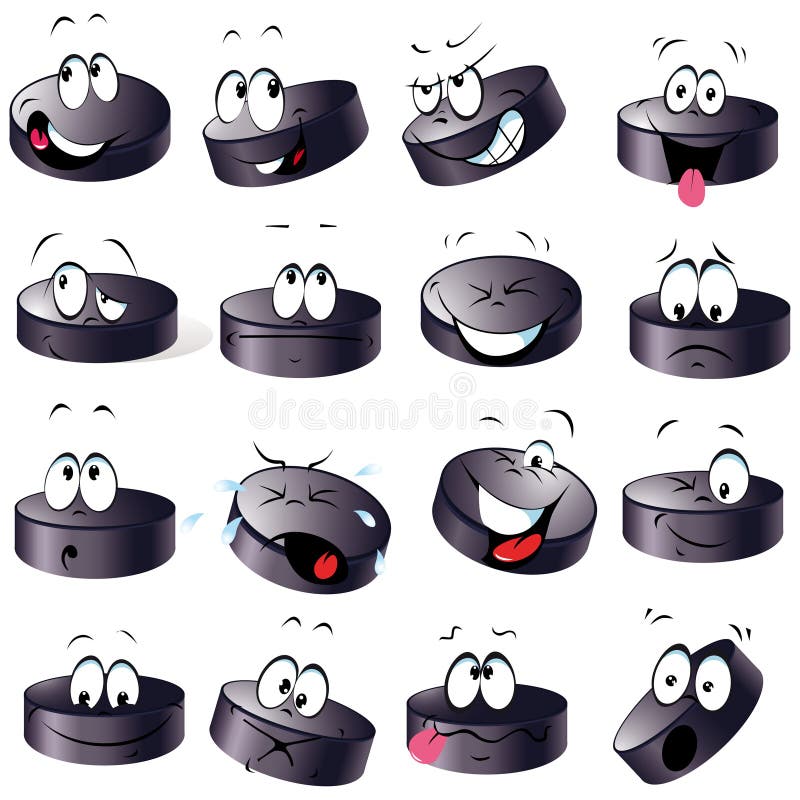 Desenhos animados do disco ilustração stock Desenhos animados do disco ilustração stock