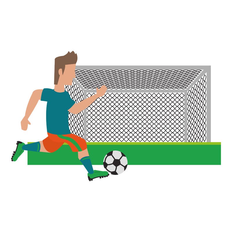 Desenhos Animados Do Jogo Do Esporte Do Futebol Do Futebol Em Preto E  Branco Ilustração do Vetor - Ilustração de uniforme, torneio: 154922151