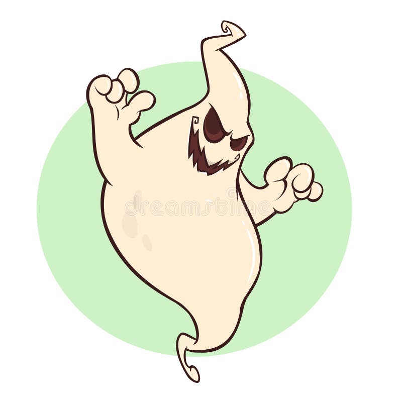 Fantasma Assustador Perto De Uma Cafeteria Abandonada Para O Jogo  Ilustração Stock - Ilustração de cartoon, loja: 269807907