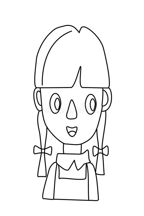 Desenhos Animados Simples De Um Menino Bonito Ilustração Stock - Ilustração  de esquisito, retro: 29504528