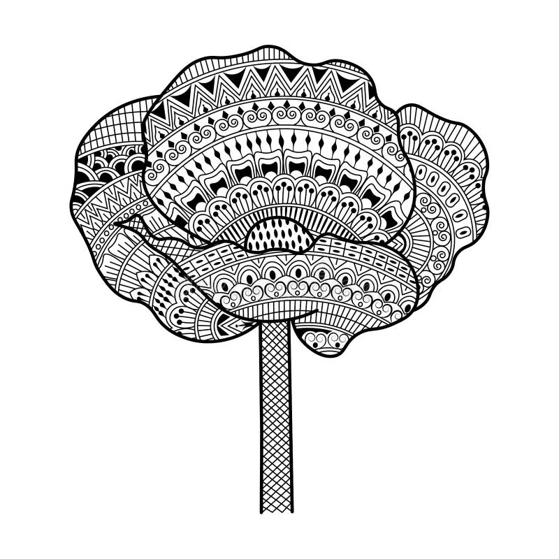 Desenhos Fáceis De Arte Em Zentângulo Floral Com Desenho Decorativo De  Contorno De Rabisco Para Páginas De Coloração Adulta Ilustração do Vetor -  Ilustração de quadrado, dezenas: 253871310