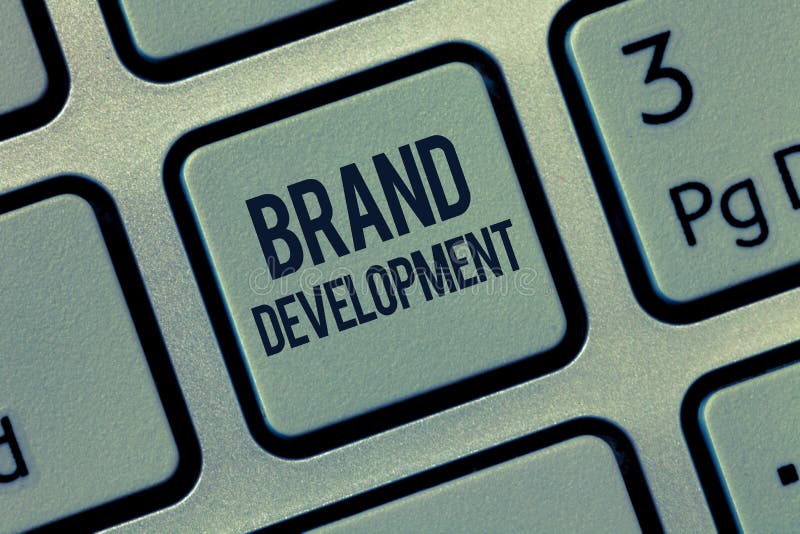 Desenvolvimento de tipo do texto da escrita da palavra Conceito do negócio para definir o produto para primar no mercado que prom imagem de stock Desenvolvimento de tipo do texto da escrita da palavra Conceito do negócio para definir o produto para primar no mercado que prom imagem de stock