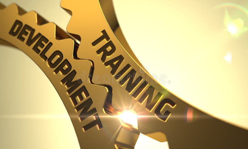 Desenvolvimento do treinamento nas engrenagens douradas 3d