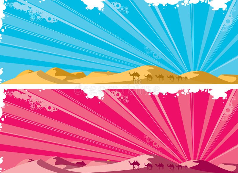 Desert stock illustration