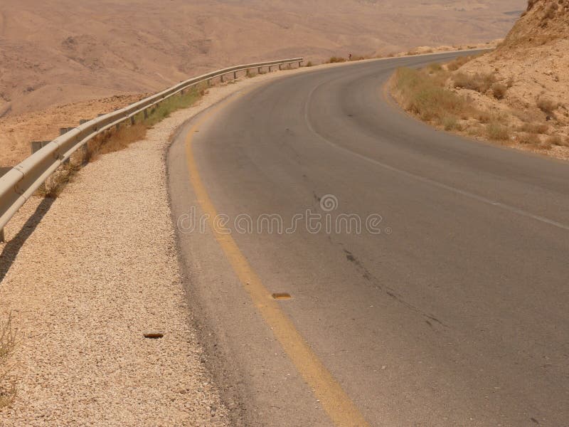 Desert asphalt highway stock image Desert asphalt highway stock image