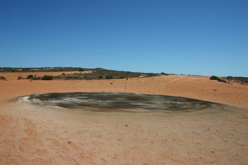 Image of the Australian Desert Golf Course. Image of the Australian Desert Golf Course.