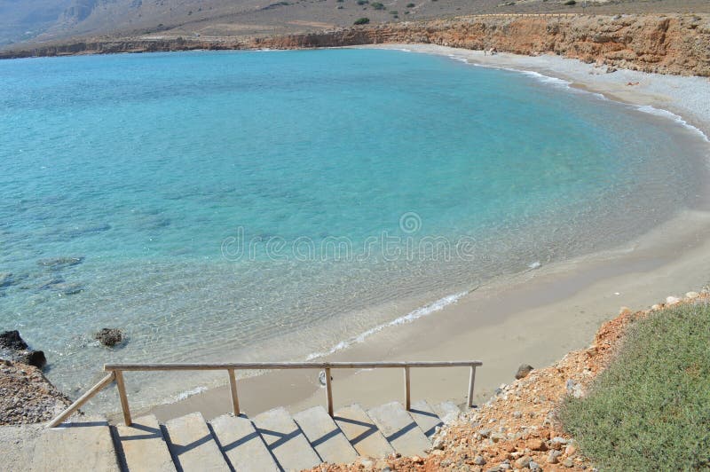 Desert at Crete stock photo. Image of sand, greece, desert 34057902