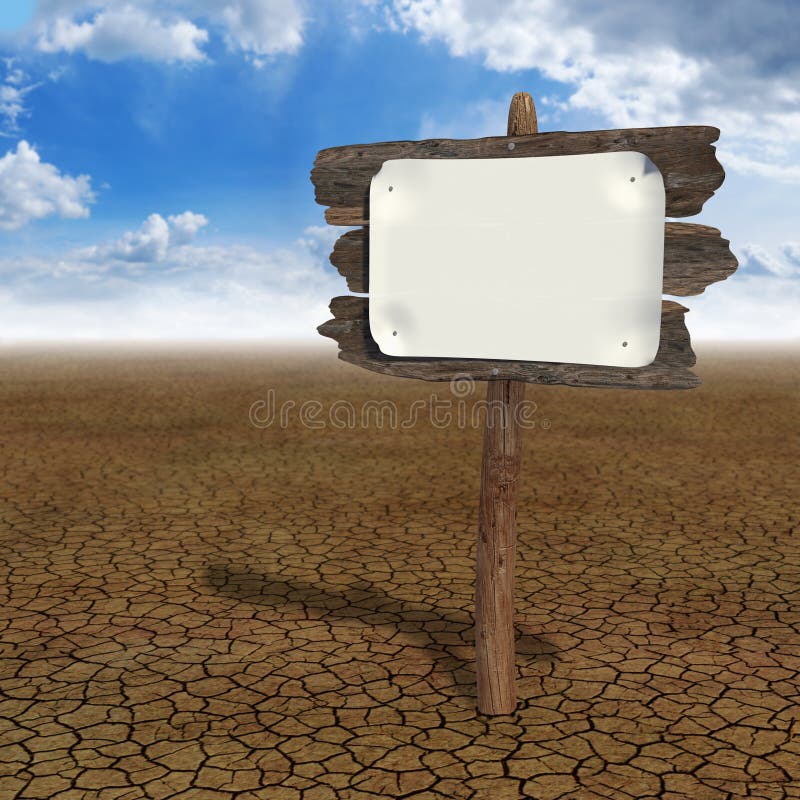 Desert board stock illustration