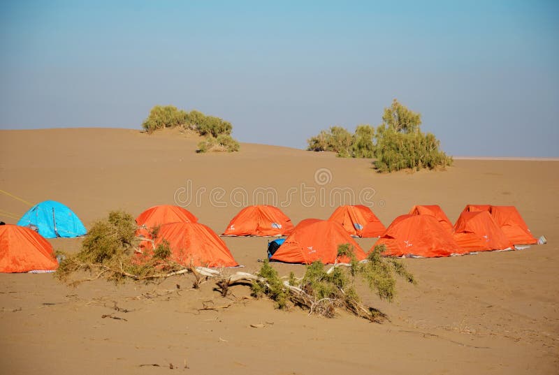 Desert Camp with Camping Tent Editorial Stock Photo Image of camp