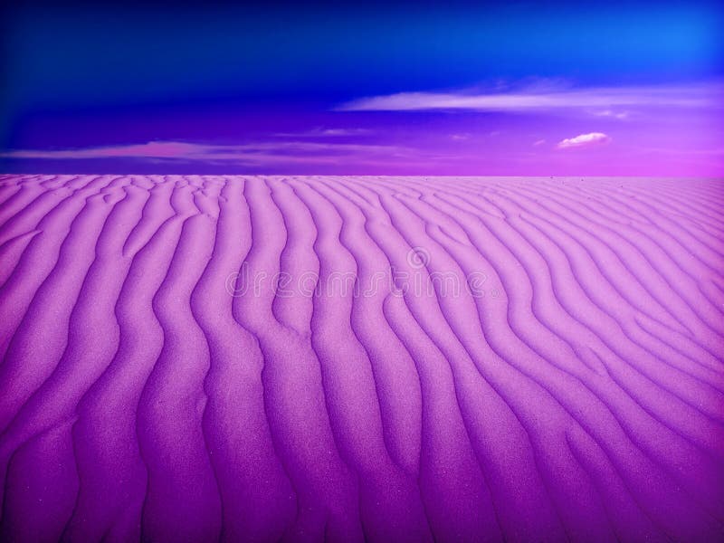 Desert dreams and purple sand