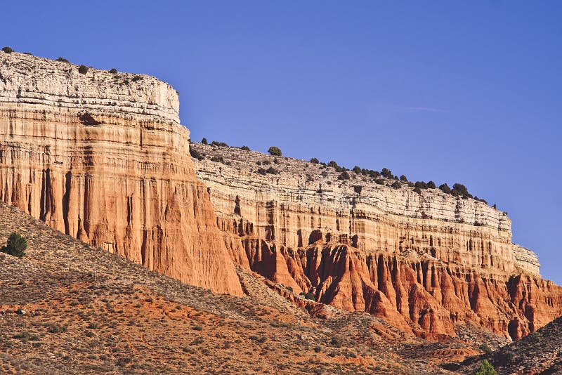 Landscape in Aragon. Spain stock image. Image of calm - 84744095